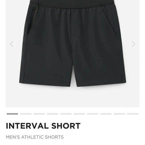 Men's Turquoise Athletic Shorts - Picture 5 of 11